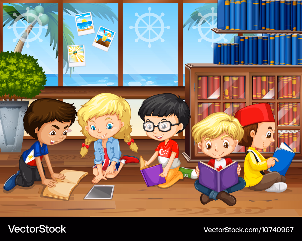 children-reading-books-in-the-library-vector-10740967.avif